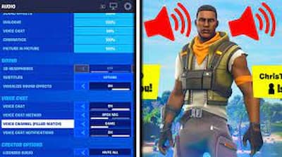 voice chat not working fortnite