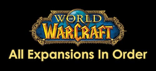 world of warcraft expansion list