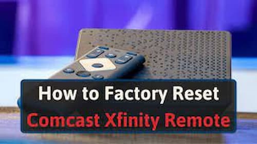 xfinity remote reset
