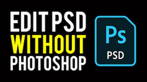 Edit PSD files online without photoshop