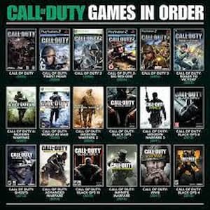 all call of duty games in order