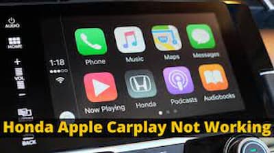 apple carplay not working honda 
