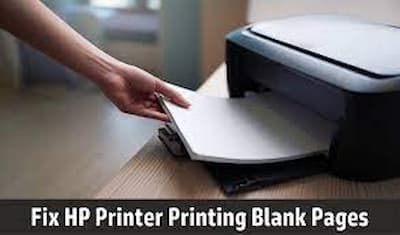 how to fix hp printer that prints blank pages