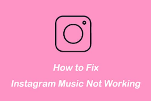 instagram music not working