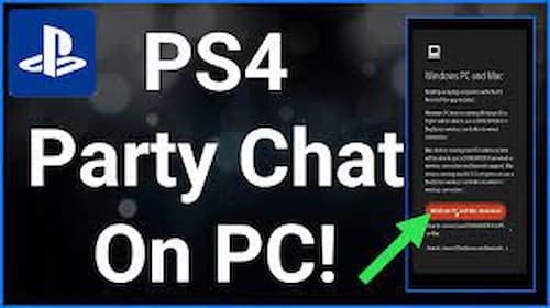 ps4 party chat on pc