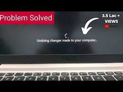 undoing changes made to your computer stuck
